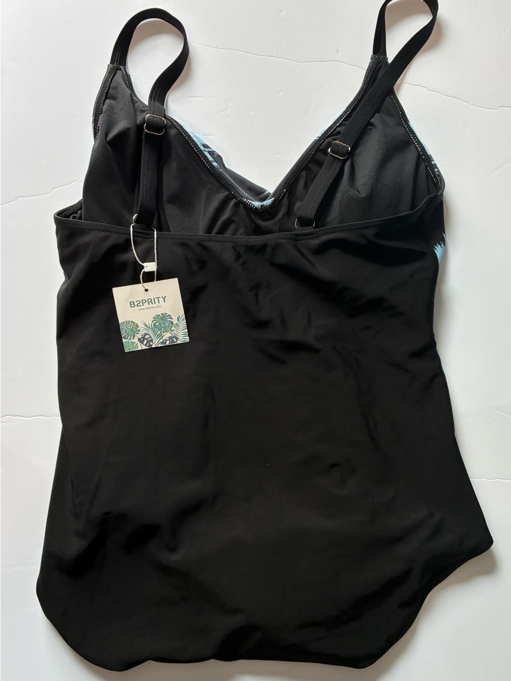 NWT B2PRITY Twist Front Swimsuit Tie-Dye XL